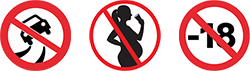 Prohibido bebidas alcohólicas en circunstancias específicas Prohibido bebidas alcohólicas en circunstancias específicas